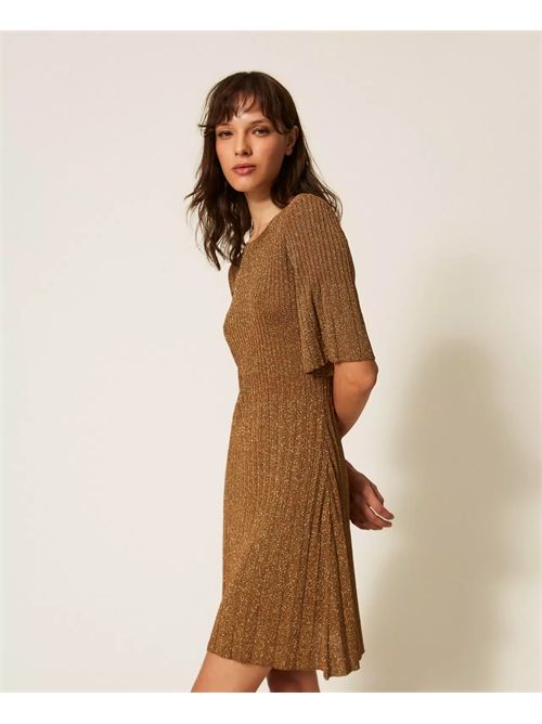 Abito corto in maglia con lurex TWINSET | TP3040/13361